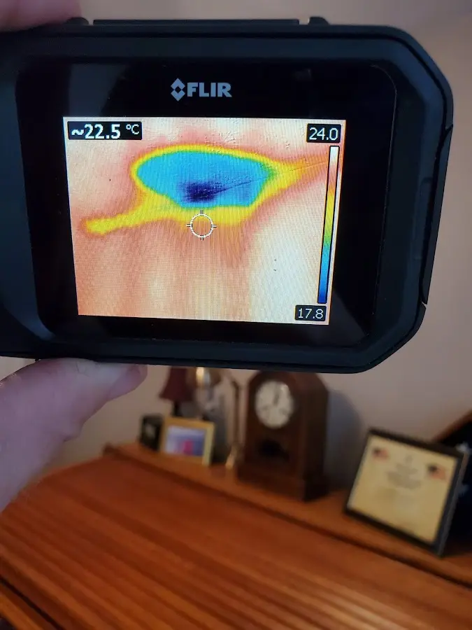 Thermal imaging inspection for water damage in Burnsville